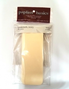 Blank Ivory Bookmarks