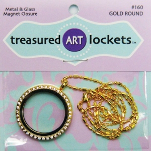 Round Gold Locket