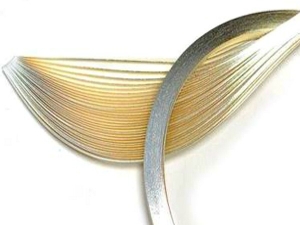 Ivory/Silver Edge 1/8"