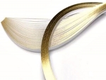 White/Gold Edge 1/8"