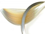 Ivory/Silver Edge 1/8"