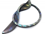 Black/Silver Holofoil 1/8"