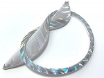 White/Silver Holofoil 1/8"