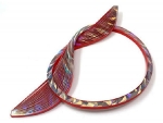 Red/Silver Holofoil 1/8"